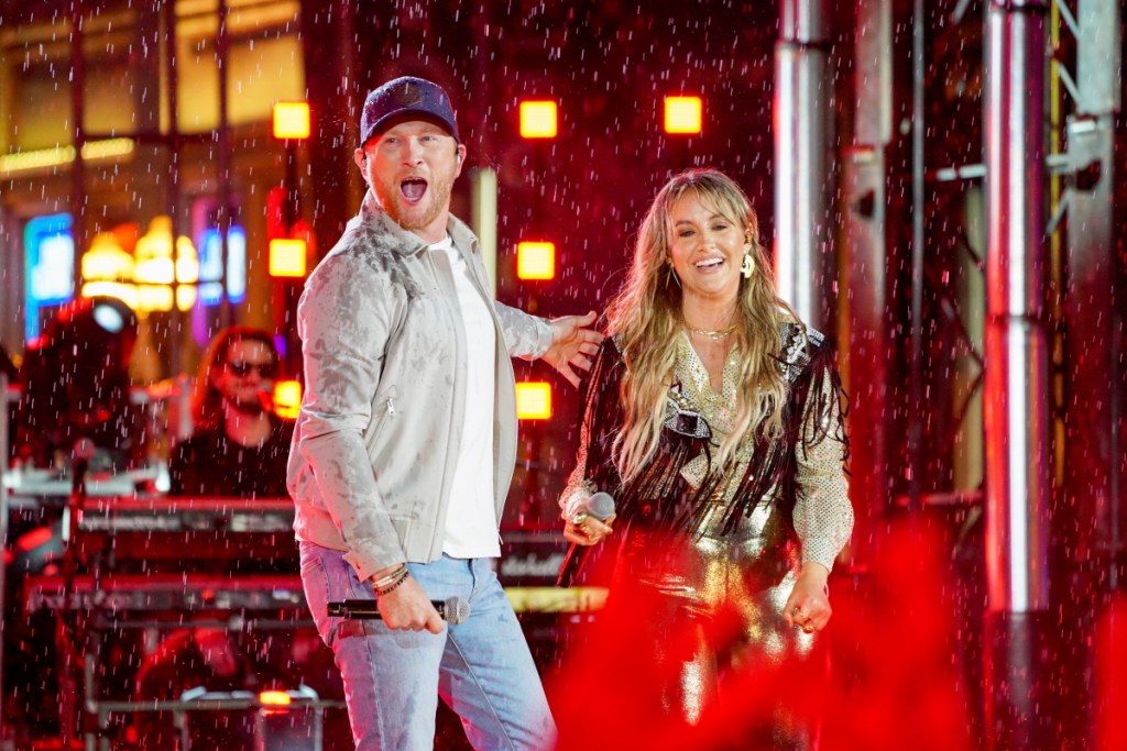Cole Swindell and Lainey Wilson Photo by Getty Images for CMT 1
