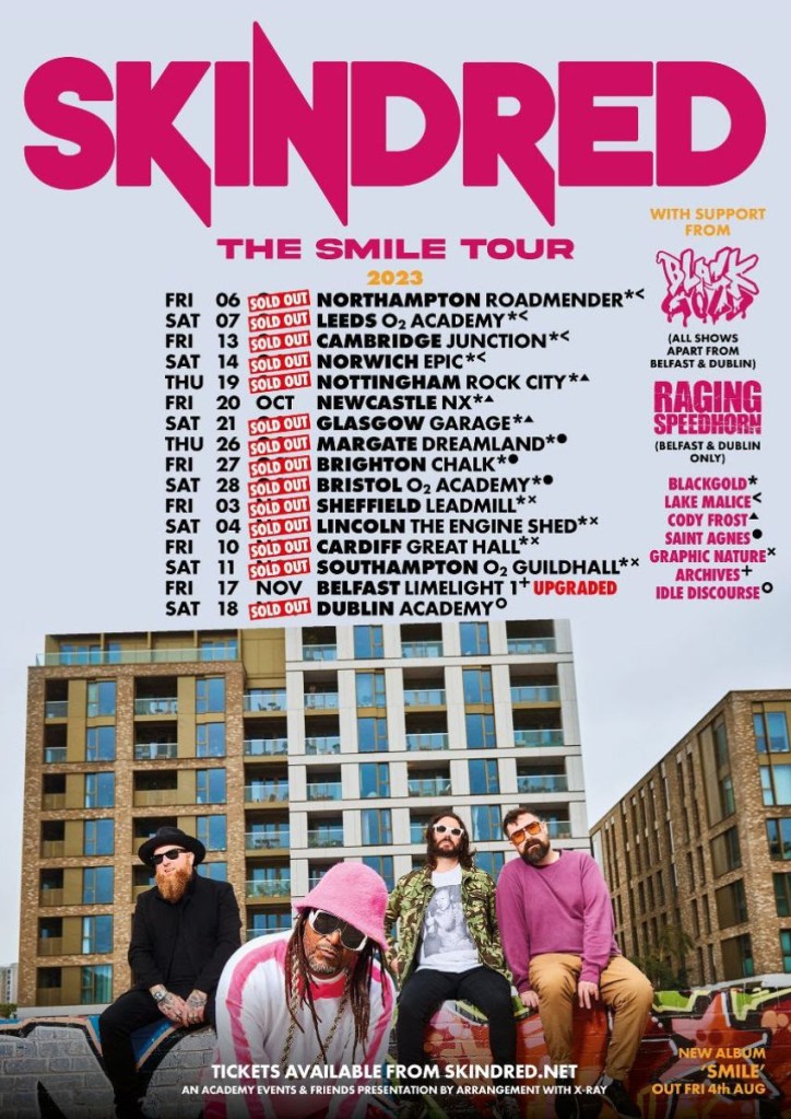 Skindred Announce Open Acts For Upcoming UK Headline Tour & Wembley Arena
