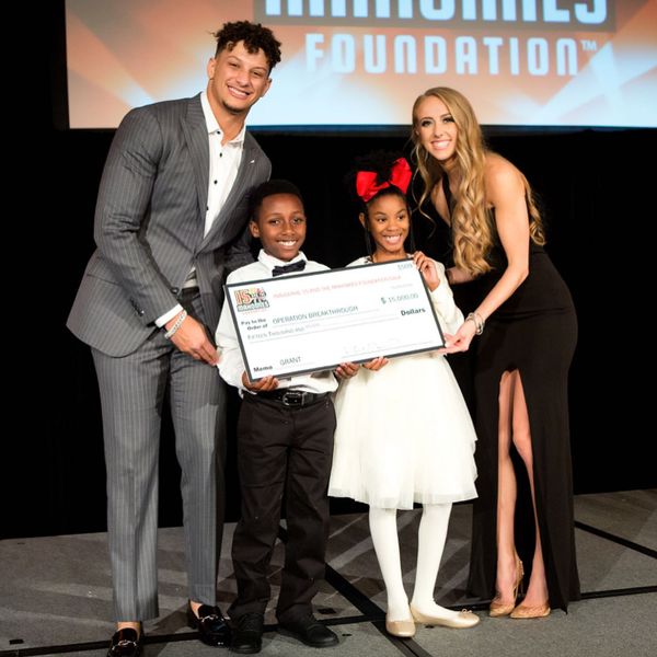 The Life and Career of Patrick Mahomes 6 Patrick and Brittany Mahomes and The Mahomies Foundation