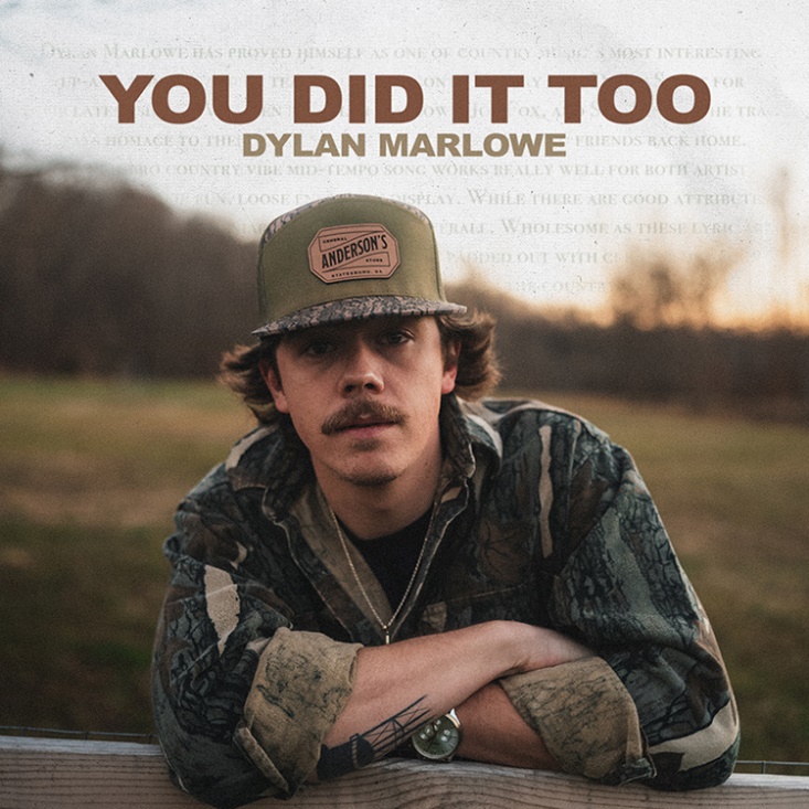 Country artist Dylan Marlowe poses for album cover